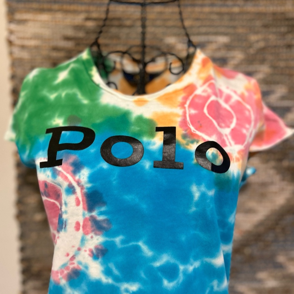 Polo by Ralph Lauren Multicolor Tie-Dye Kids Top - Picture 2 of 9